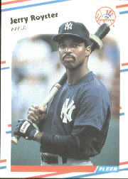 1988 Fleer Baseball Cards      221     Jerry Royster
